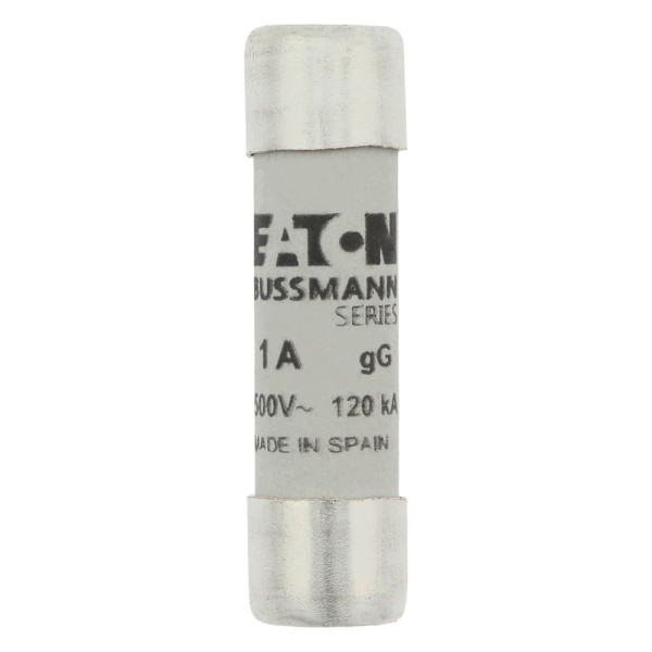 Cylindrical fuse 10 x 38 1a gg 500v ac 