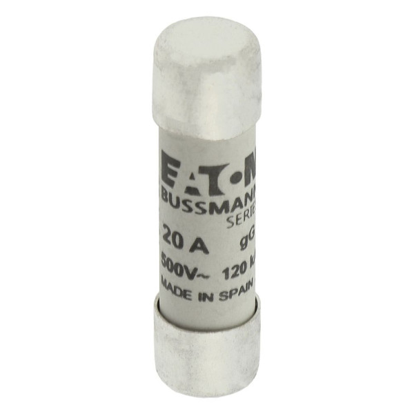 Cylindrical fuse 10 x 38 20a gg 500v ac 