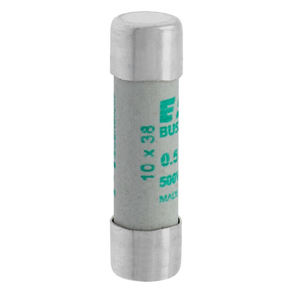 Cylindrical fuse 10x38 0.5a am 500v ac 