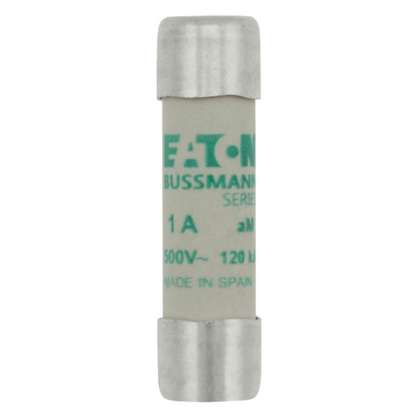 Cylindrical fuse 10 x 38 1a am 500v ac 