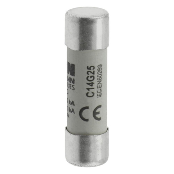 Cylindrical fuse 14 x 51 25a gg 690v ac 