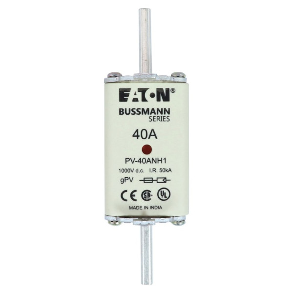 Fuse 40a 1000v dc pv size 1 dual ind 