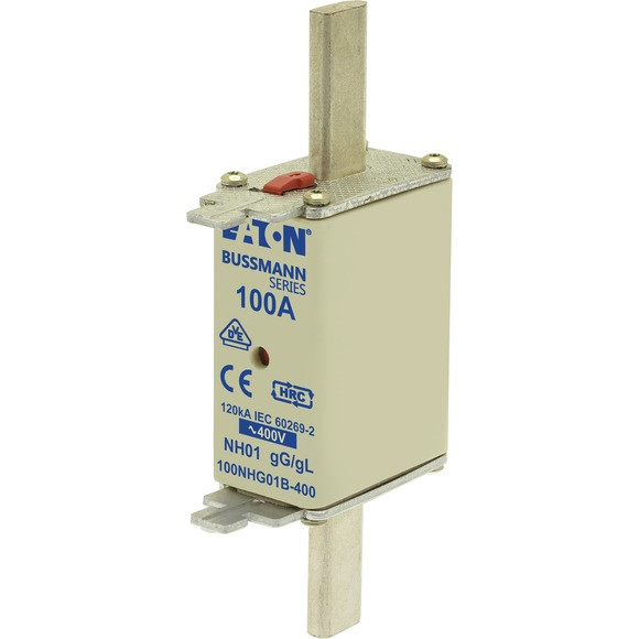 Nh fuse 100a 400v gg/gl size 01 