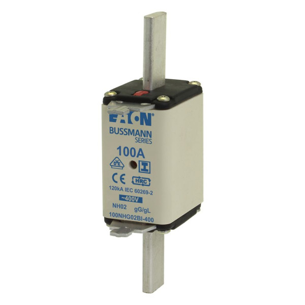 Nh fuse 100a 400v gg/gl size 02 