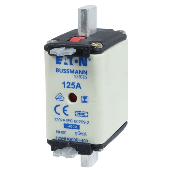 Nh fuse 125a 400v gg/gl size 00 