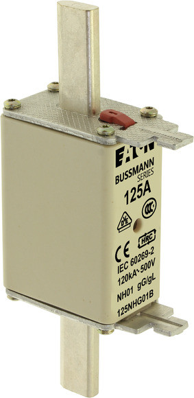 Nh fuse 125a 500v gg/gl size 01 