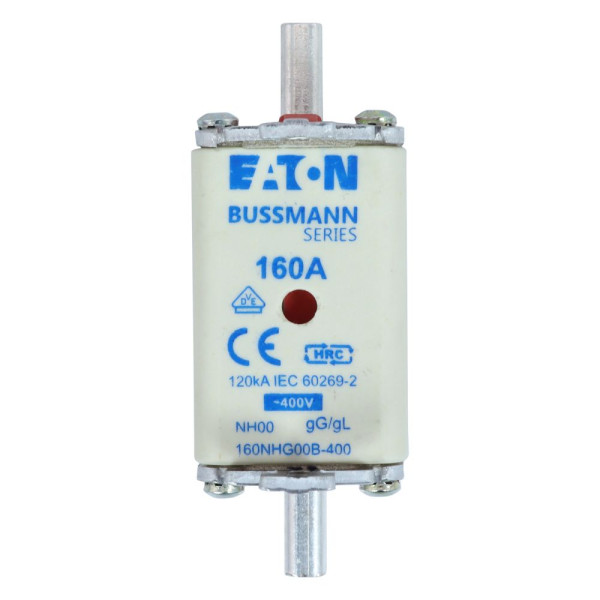 Nh fuse 160a 400v gg/gl size 00 