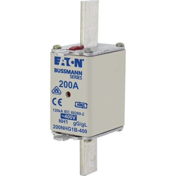 Nh fuse 200a 400v gg/gl size 1 