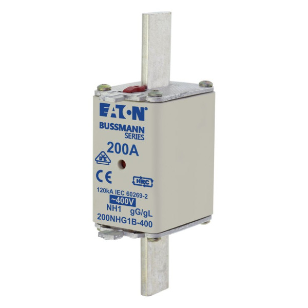 Nh fuse 200a 400v gg/gl size 1 