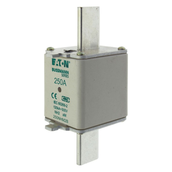 Nh fuse 250a 500v am size 2 dual ind 