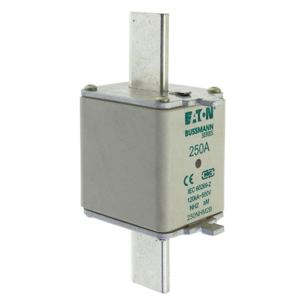 Nh fuse 250a 500v am size 2 dual ind 