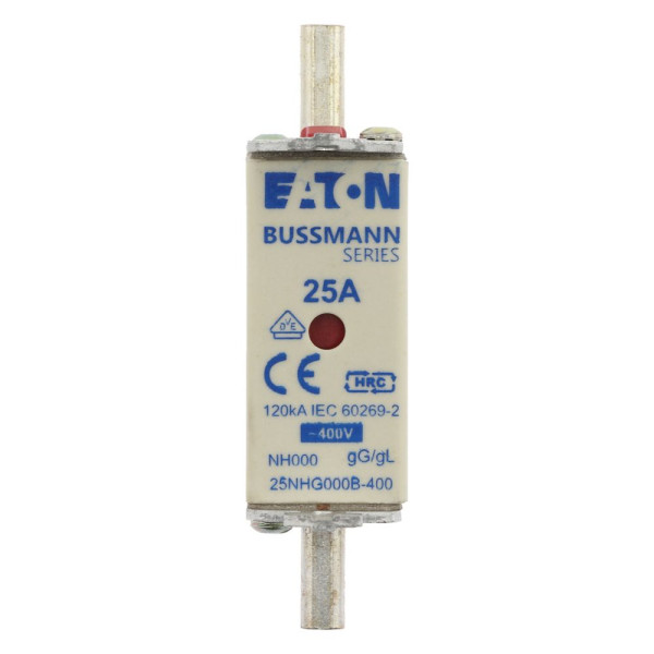 Nh fuse 25a 400v gg/gl size 000 