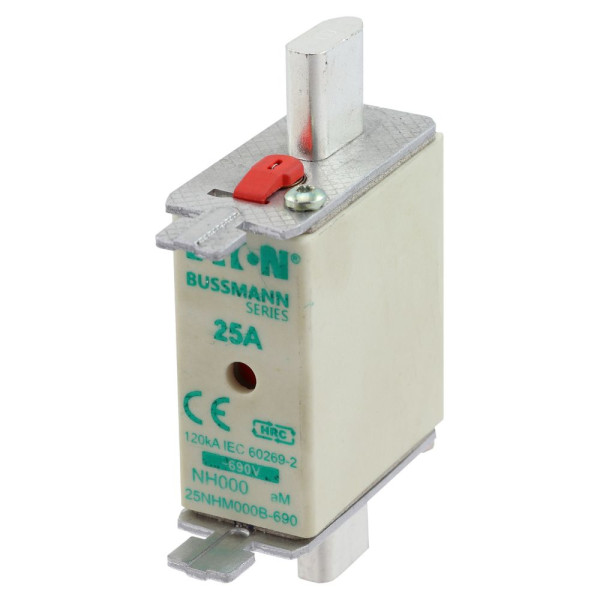 Nh fuse 25amp 690v am size 000 