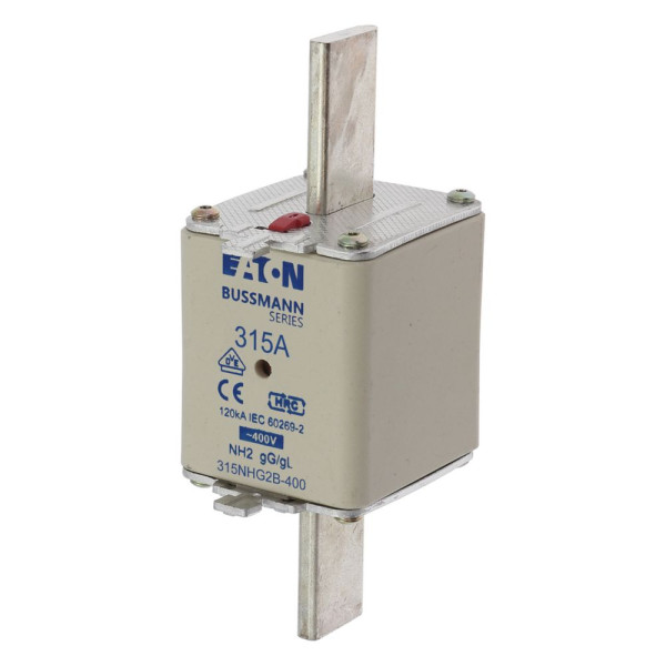 Nh fuse 315a 400v gg/gl size 2 