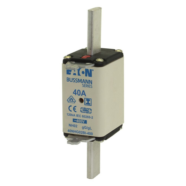 Nh fuse 40a 400v gg/gl size 02 