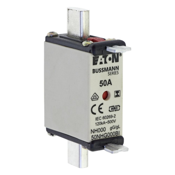 Nh fuse 50a 500v gl/gg size 000 