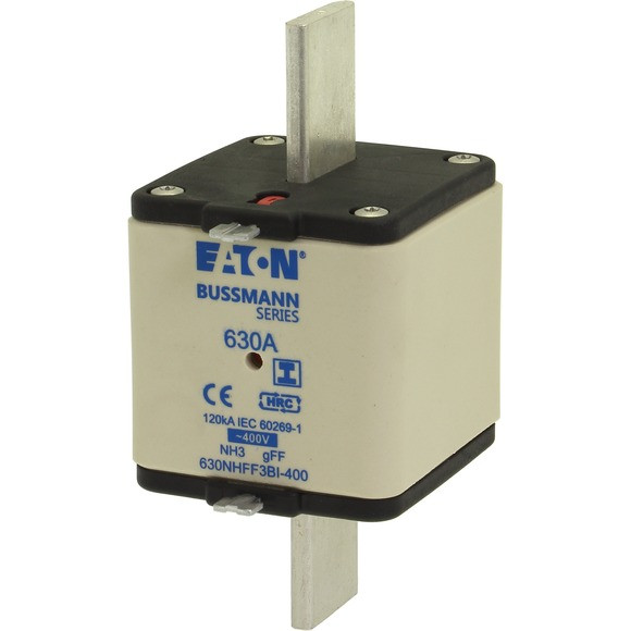 Eaton 630amp 400v ac gff 3 nh fuse 