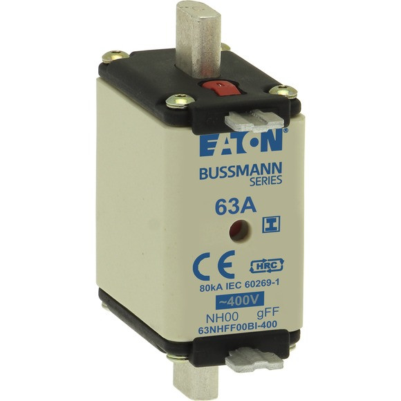 Eaton 63amp 400v ac gff 00 nh fuse 