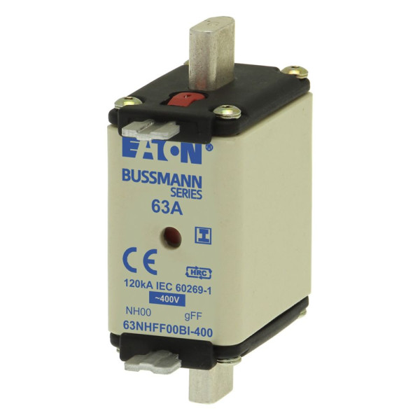 Eaton 63amp 400v ac gff 00 nh fuse 