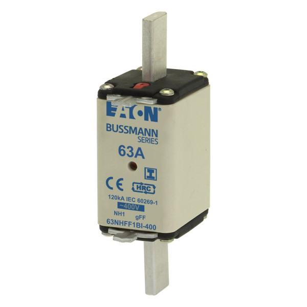 Eaton 63amp 400v ac gff 1 nh fuse 