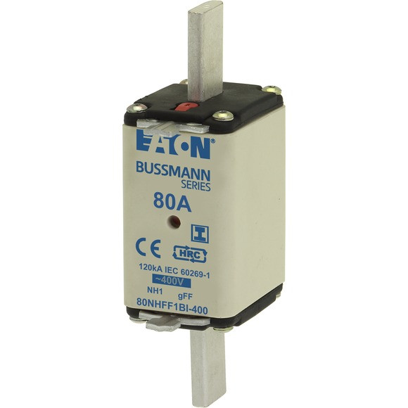 Eaton 80amp 400v ac gff 1 nh fuse 