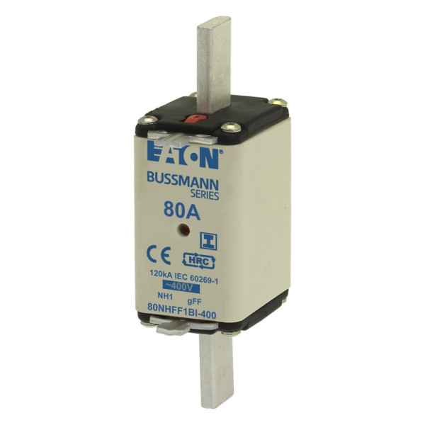 Eaton 80amp 400v ac gff 1 nh fuse 