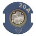 Gauge piece d2 20a 500v for e27 