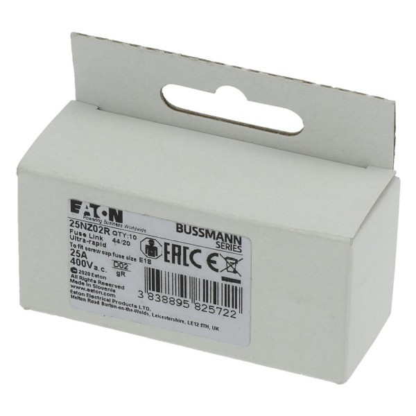 Fuse-d02 25a gr 400vac e18 