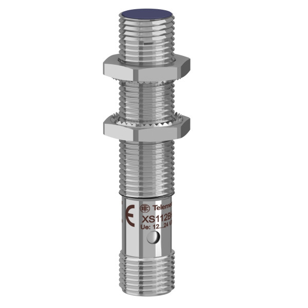 Xs détecteur inductif basique métal - m12 l61mm noyable sn4mm dc3-pnp no - m12