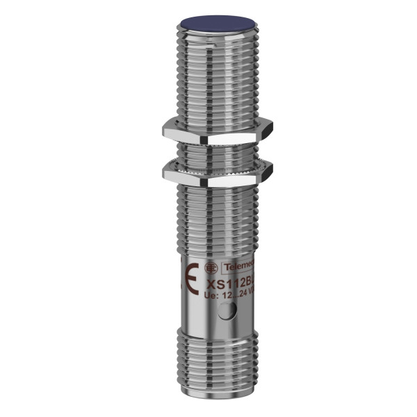 Xs détecteur inductif basique métal - m12 l55mm noyable sn2mm dc3-pnp no - m12