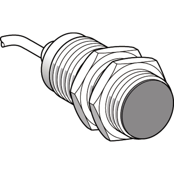 Detecteur inductif cylindriq m30 12 24v dc pnp nc 3fils noyable cable 2m