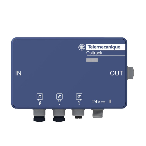 Osisense xg - boîtier de dériv. - 3 stations rfid sur modbus ou uni-tetway - m12