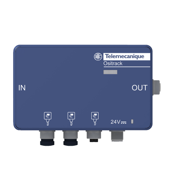 Osisense xg - boîtier de dériv. - 3 stations rfid sur modbus ou uni-tetway - m12