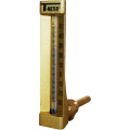 Thermomètre vertical-equerres-hauteur 200 mm- plongeur 100 mm 