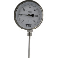Thermomètre bi-métallique-tout inox-verticaux-d.100-plongeur 100 mm dn 100