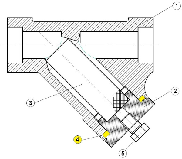 Joint filtre 231 11/4-11/2