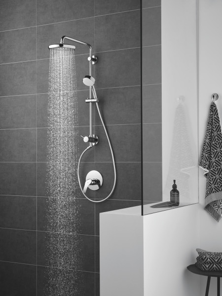 Douche de tête 1 jet tempesta 210 chromé