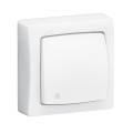 Transformeur simple lumineux Appareillage Saillie complet blanc