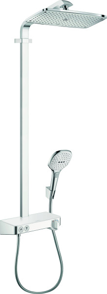 Showerpipe 360 st 1jet blanc/chromé