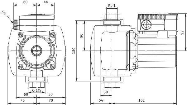 Circulateur ecs wilo-top-z25/6 em pn6/10 (2045521)