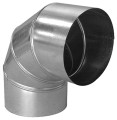 Aldes c 90° aluminium - {diam} 450 mm - coude secteur 90°