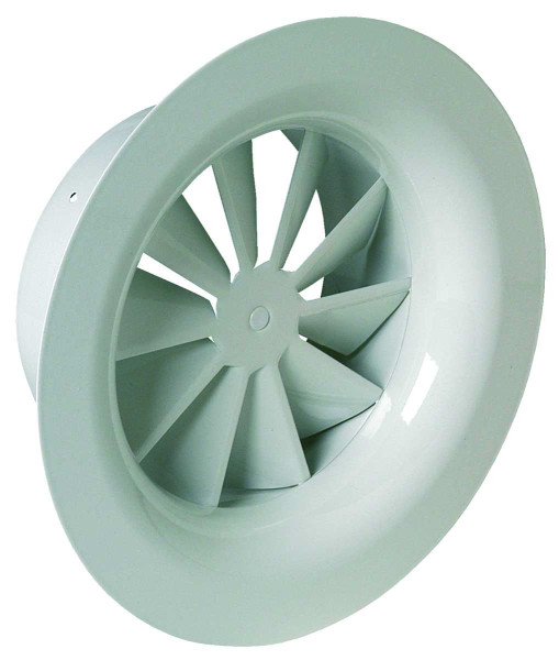 Aldes sr 861 - {diam} 125 mm - diffuseur acier circulaire à jet hélicoïdal