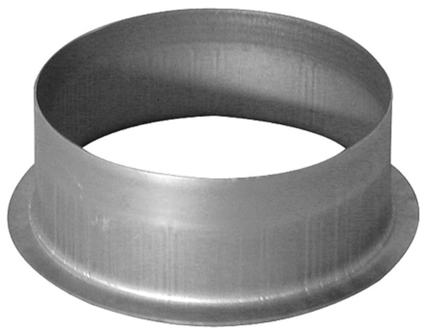 Aldes pep aluminium - {diam} 125 mm - piquage équerre sur plat / raccord mâle à bride