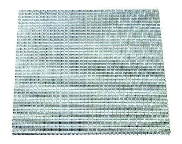 Aldes ao 123 z - 1195 x 1195 mm - grille de reprise à mailles blanche