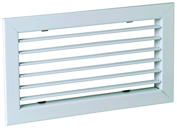 Aldes sc 101 f3 -  200 x 100 mm - grille acier simple déflexion