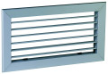 Aldes ac 101 f3 -  300 x 100 mm - grille aluminium simple déflexion