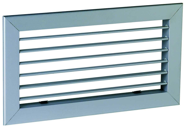 Aldes ac 101 f3 -  400 x 200 mm - grille aluminium simple déflexion