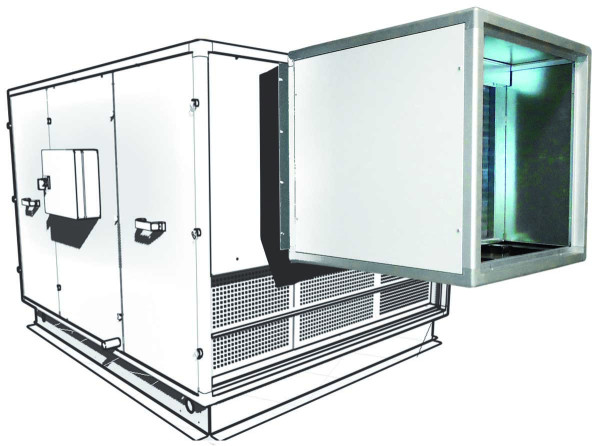 Batterie à Eau Chaude 4 Rangs pour DFE 5000 et 6000 Aldes