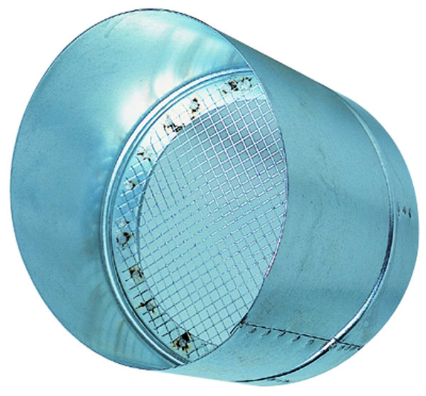 Aldes visière pare-pluie avec grillage anti-volatile - {diam} 630 mm