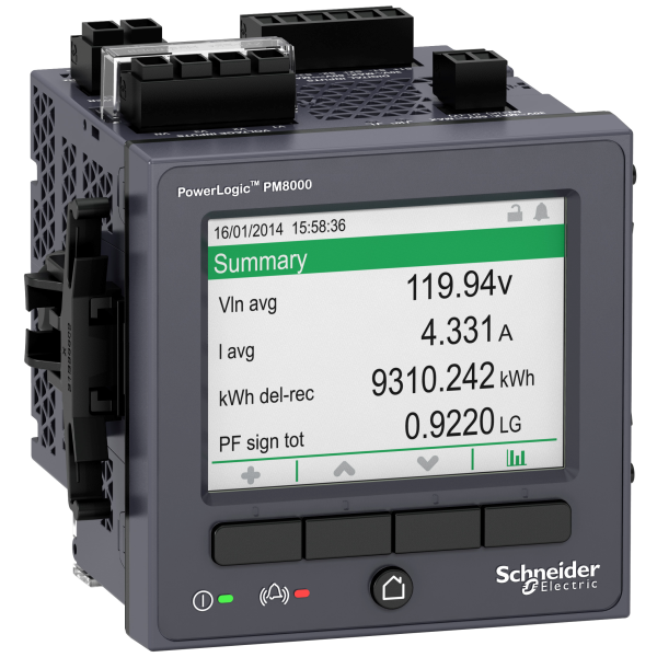 Powerlogic pm8000 essentielle - centrale de mesure - écran intégré